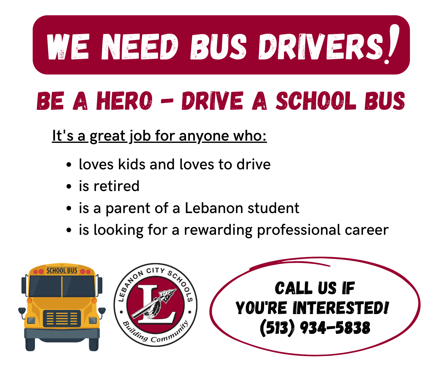 tour bus drivers needed